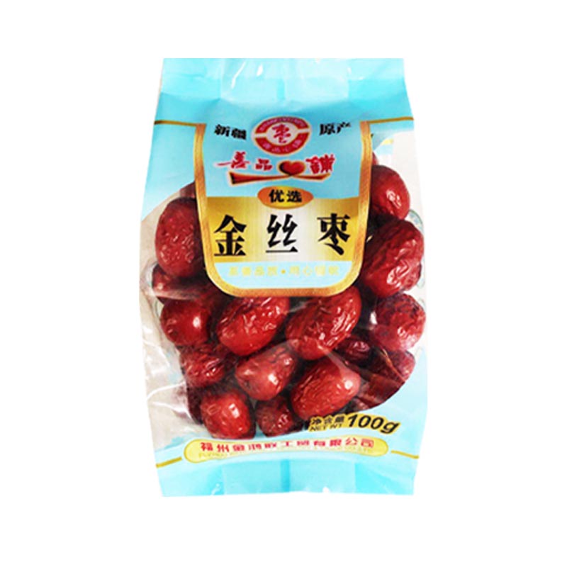 【撸签到】新疆和田红枣金丝红枣100g*4
