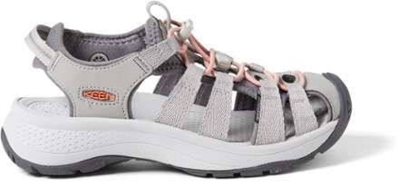 KEEN Astoria West 女士凉鞋 Grey/Coral 8