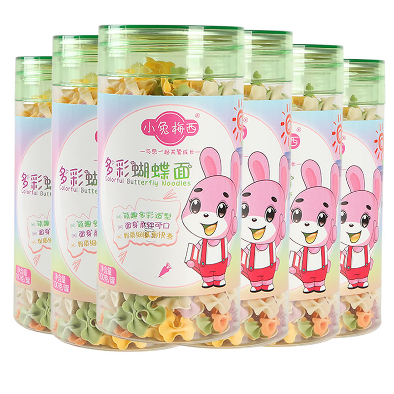 【小兔梅西】宝宝蝴蝶面100g*罐