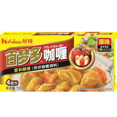  11.5元！好侍 百梦多咖喱 原味 100g 