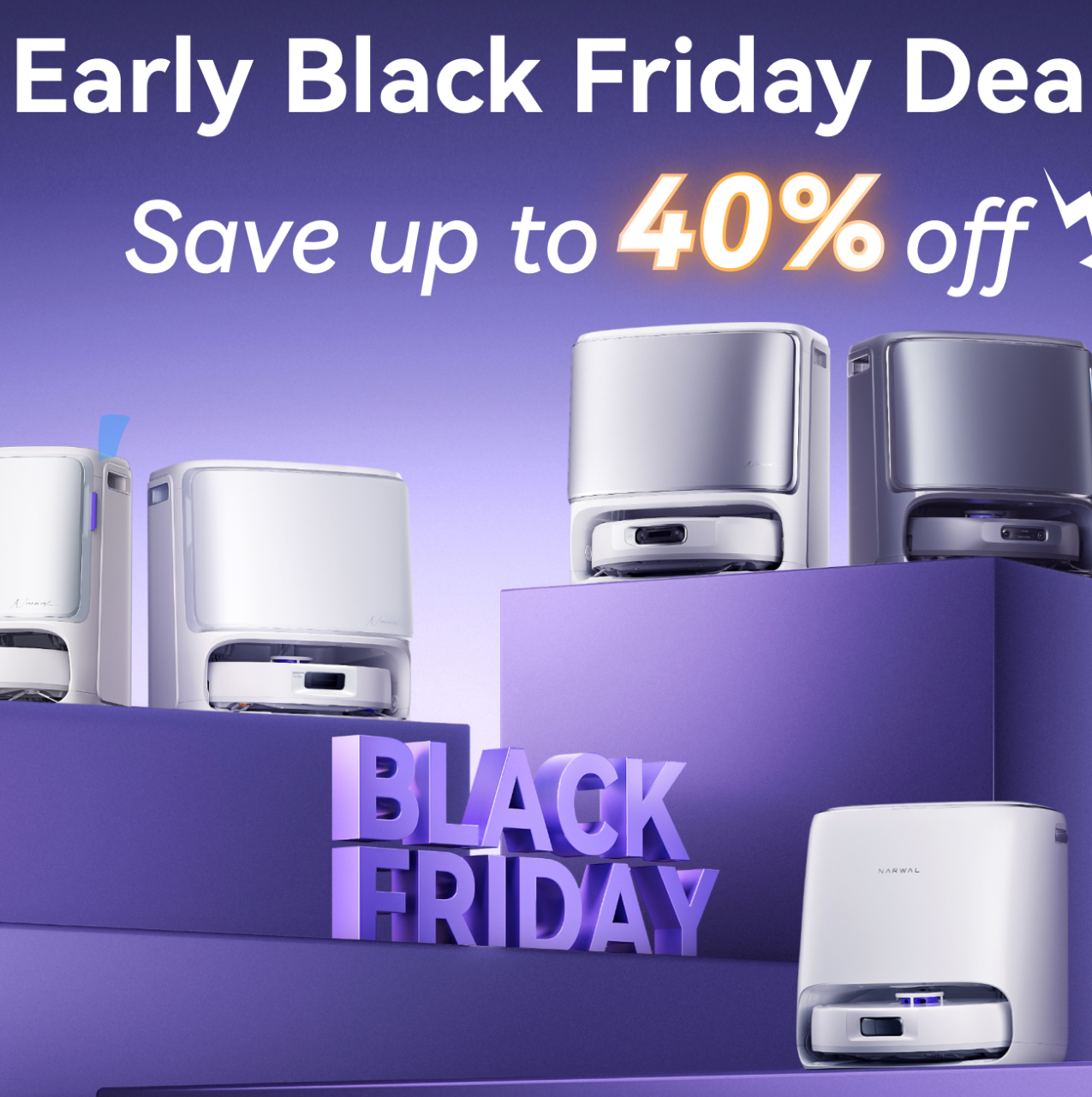 Narwal云鲸 黑五巅峰特惠！扫拖一体机低至 5 折