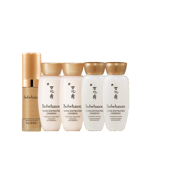 【雪花秀】人参水乳精华5件套