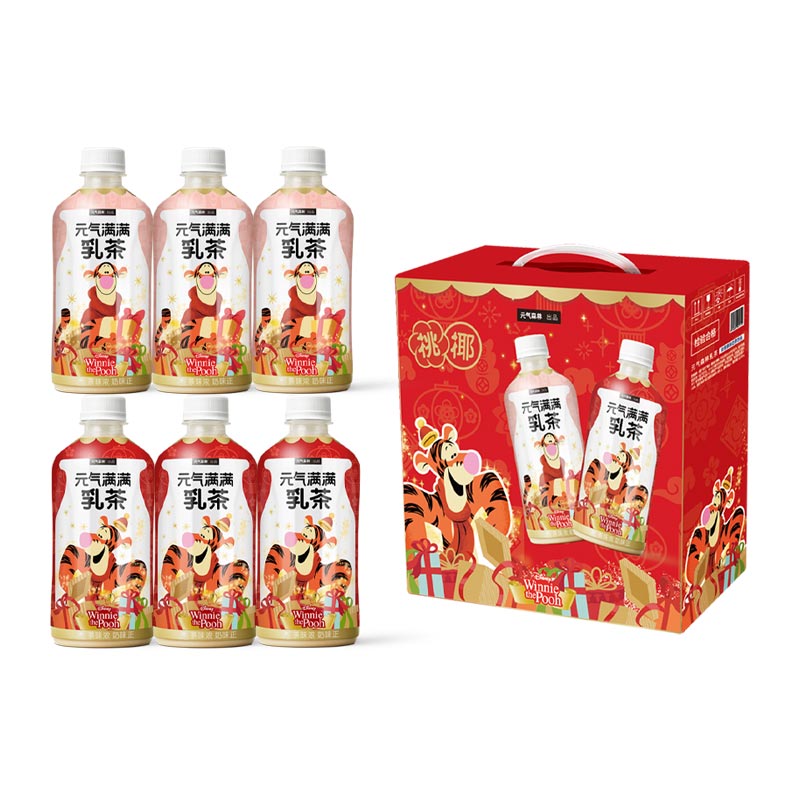 元气森林(迪士尼礼盒)450ml*6乳茶