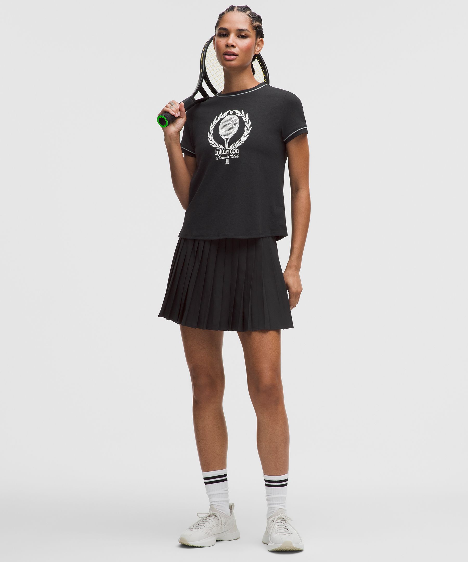 Lululemon High-Rise Pleated 网球短裙