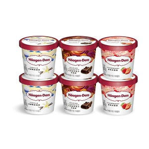 【冷链到家】哈根达斯冰淇淋经典口味任选草莓巧克力冰淇淋