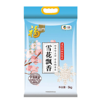 23.3元！福临门 雪花飘香米5kg（需拍3件+凑单 付83元包邮，返15猫卡）