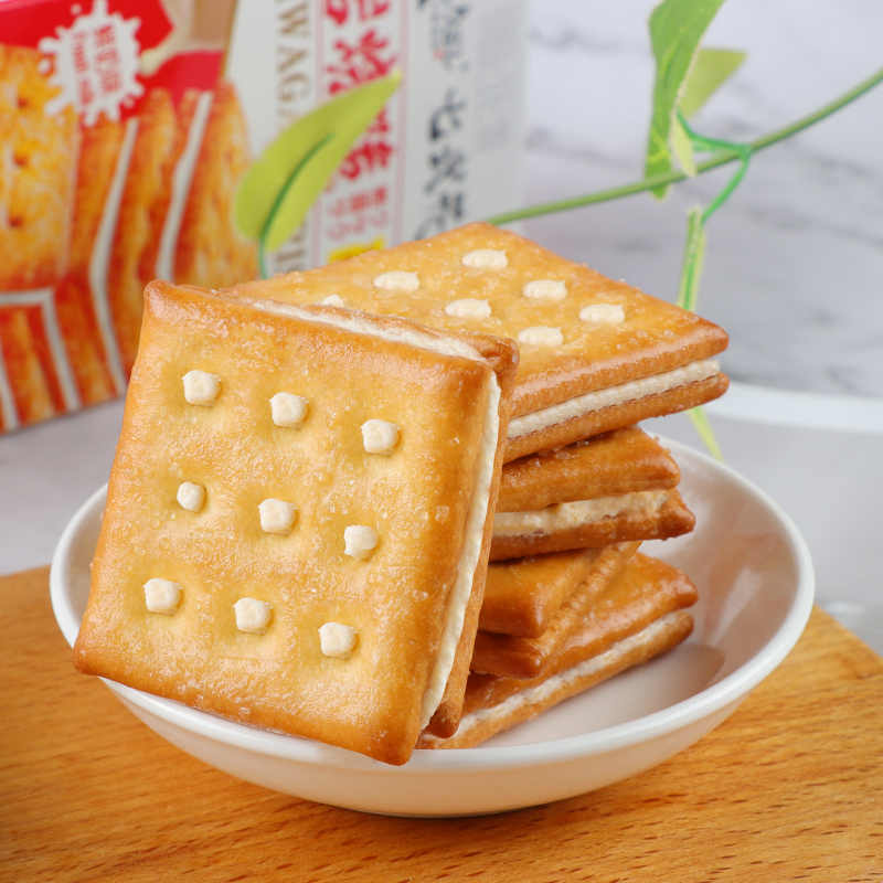 【拍5件】倍之味~鲜奶味夹心饼干90g*5盒