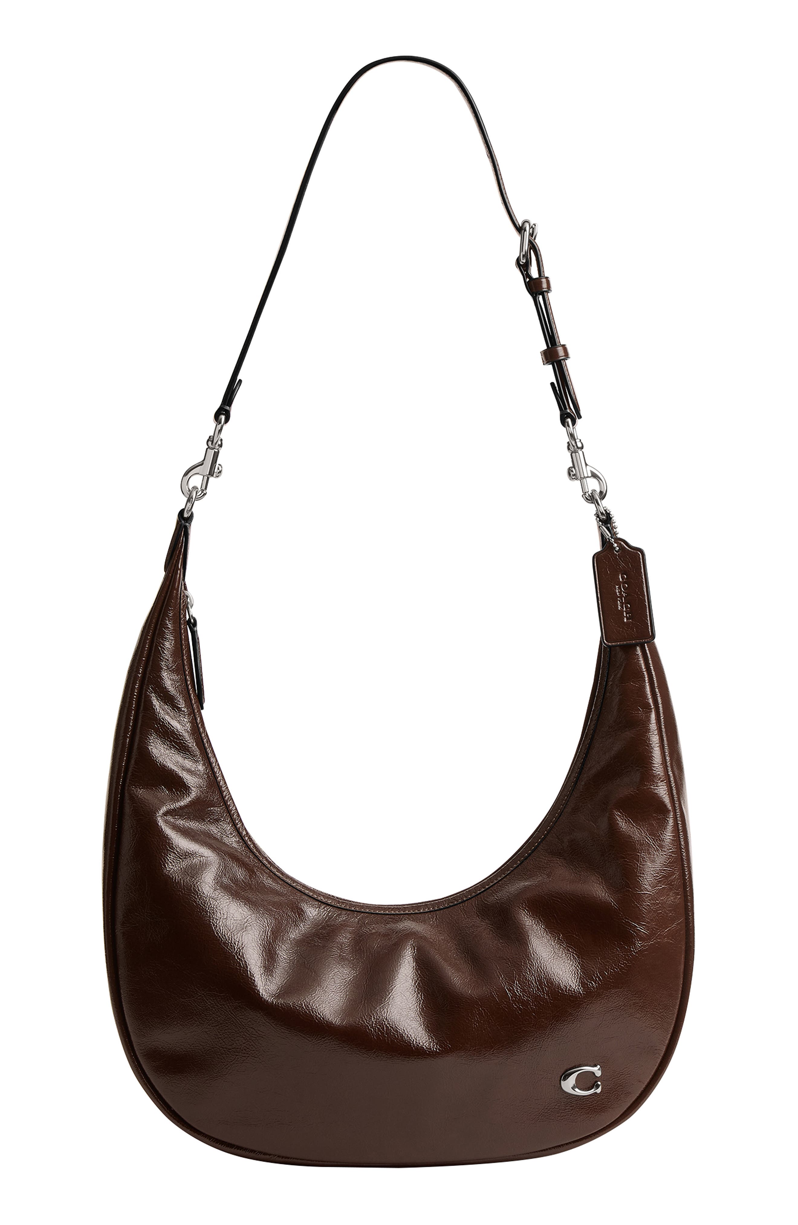 COACH Juliet Glazed Leather Sling Bag