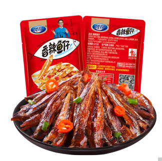 15.7元包邮！12包小鱼仔+小名嘴辣条 20包+10包150g海带