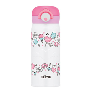 THERMOS膳魔师 JNR-401保温杯 400ml 粉白色