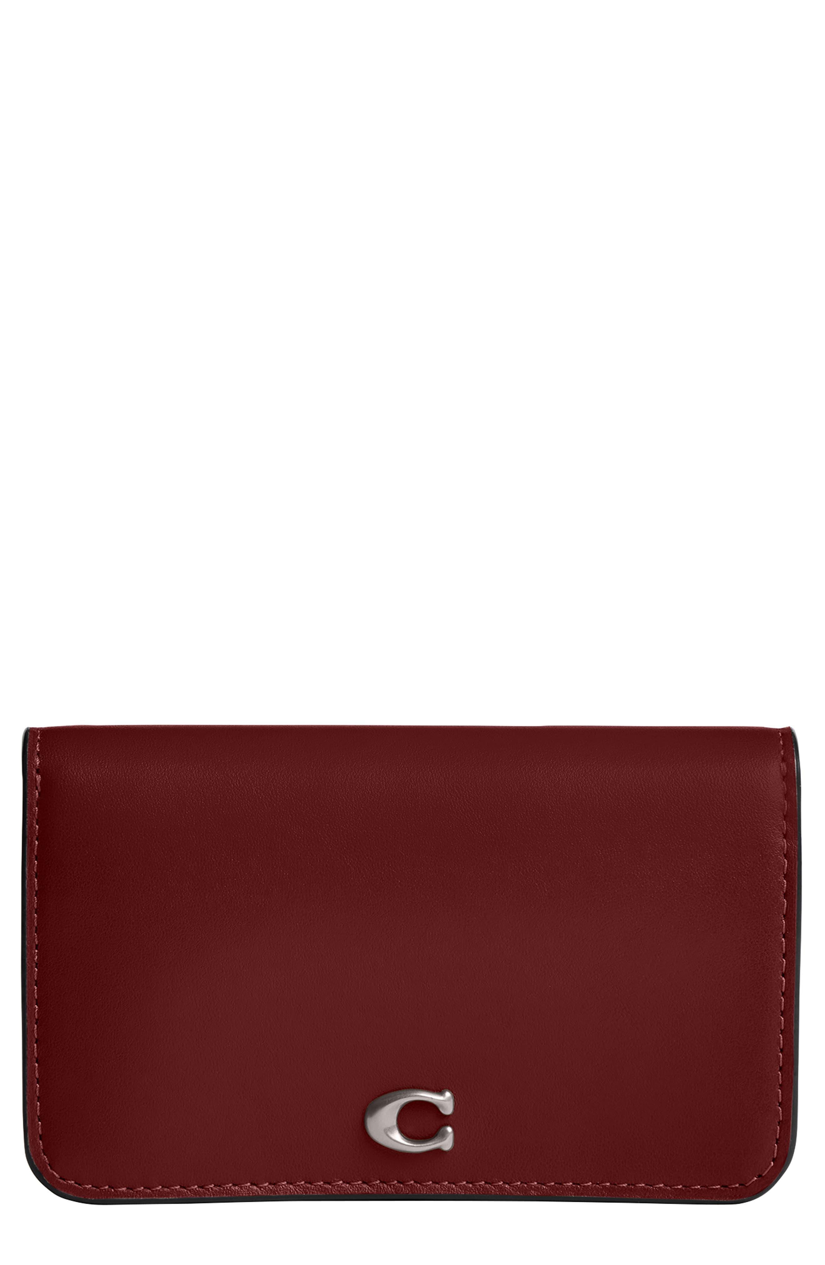 COACH Essential Slim Bifold Leather Card Case