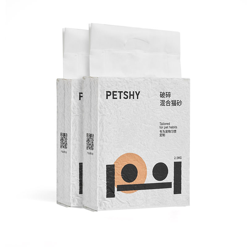 好用！Petshy旗舰店1.5mm破碎混合猫砂6L