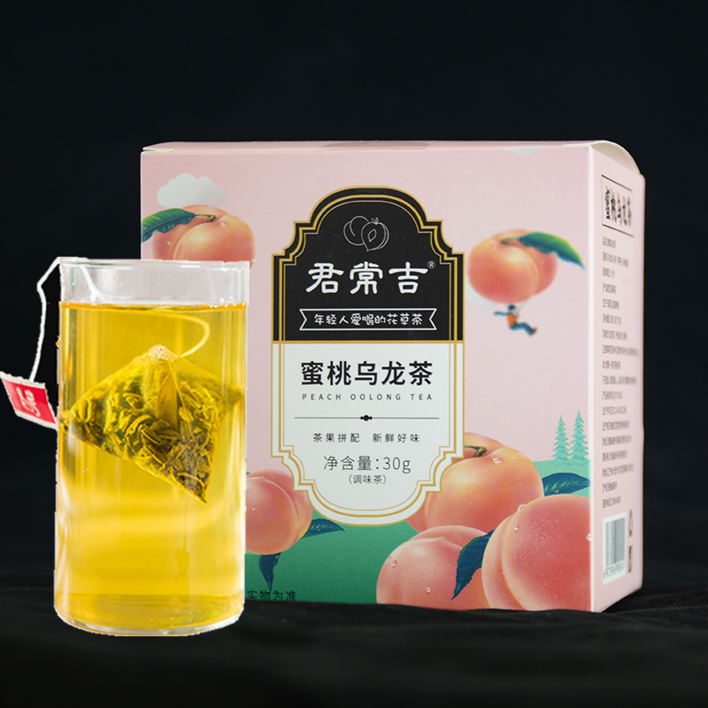 【JD专营店】逢自茶叶 蜜桃乌龙茶3盒30袋共90g