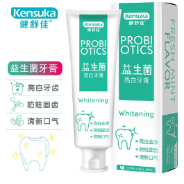 4.9元包邮！健舒佳 益生菌牙膏100g/支