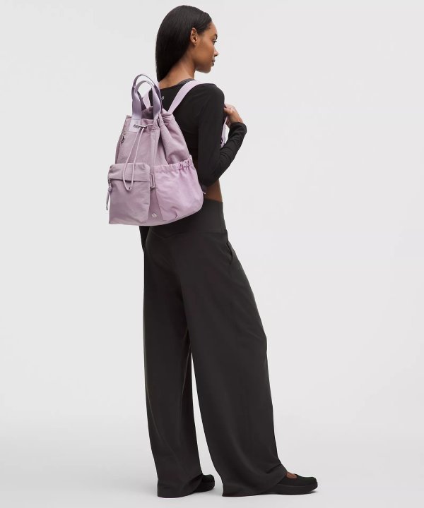 lululemon 二合一束口水桶包 女款
