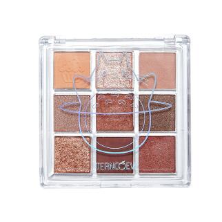 9.9元包邮！甜扣 九宫格奶茶色系眼影盘