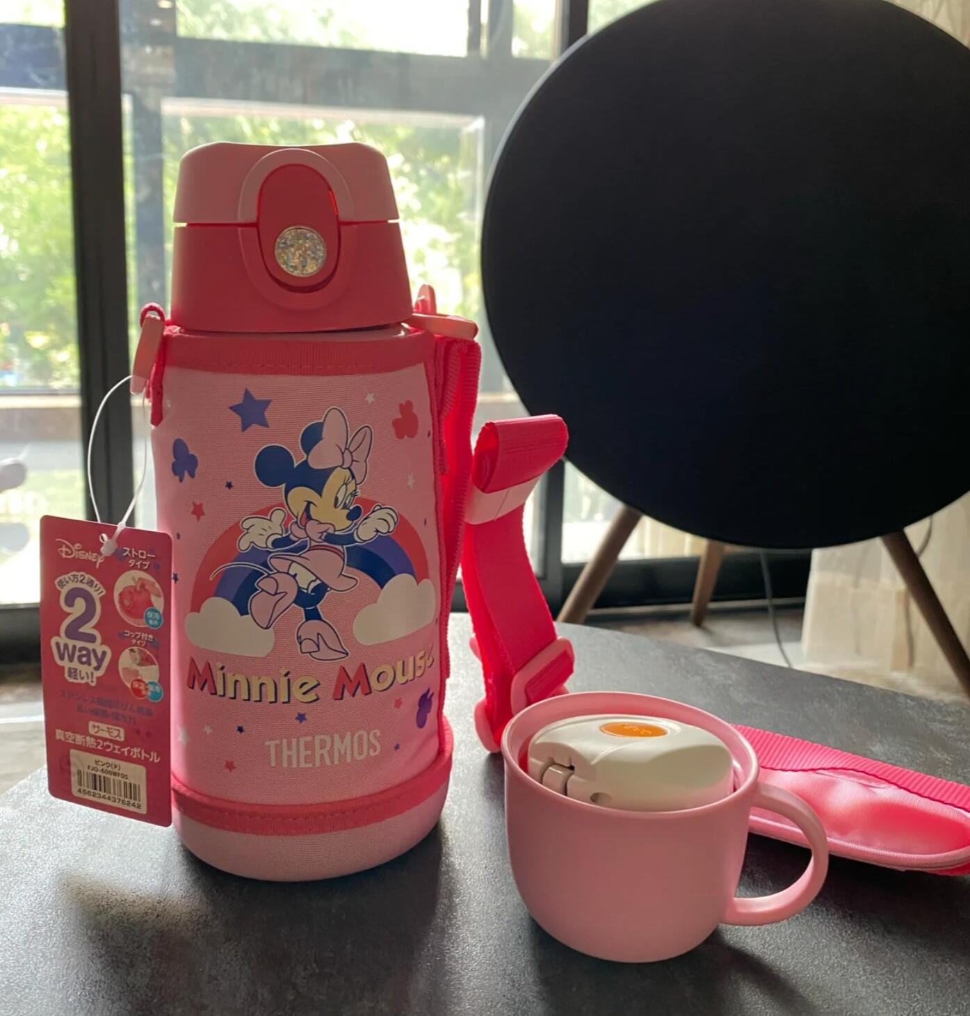 THERMOS膳魔师FJO-600儿童吸管杯保温杯600ml 蓝色