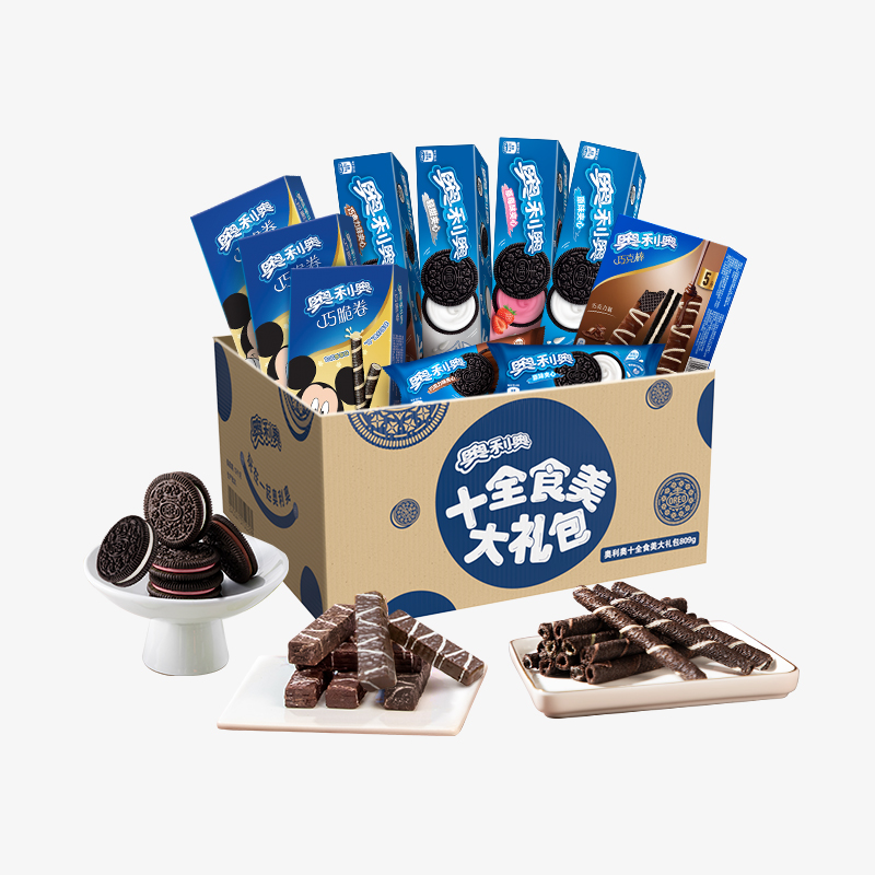 奥利奥十全食美大礼包超值礼盒10盒809g