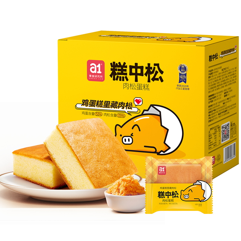 a1肉松拔丝蛋糕吐司500g