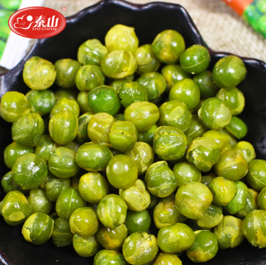 9.9元包邮！泰山 蒜香原味青豌豆小零食约40包