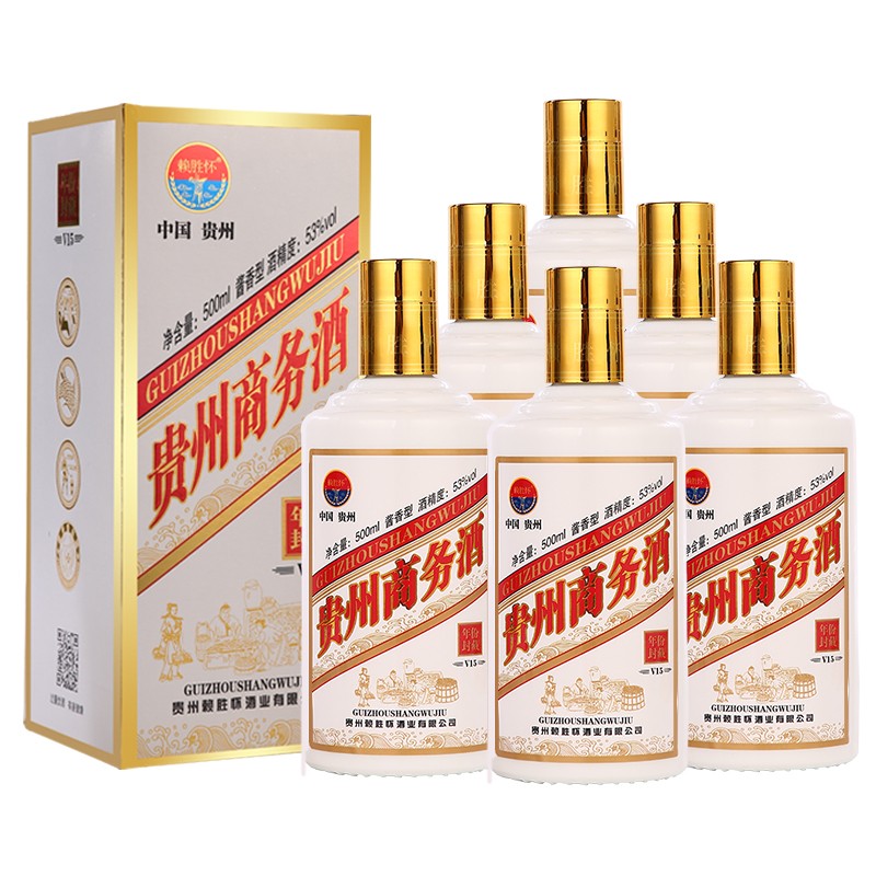 【JD专营】赖胜怀 贵州茅台镇 53度酱香型白酒礼盒装 6瓶*500ml