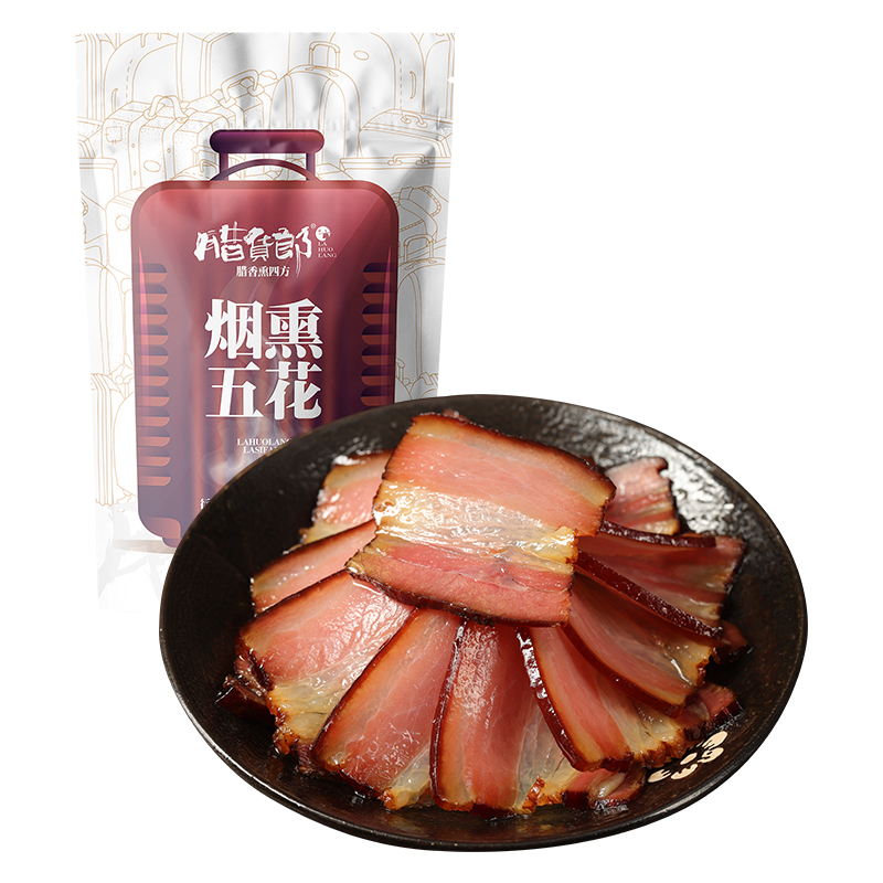 【500g】正宗四川农家自制烟熏后腿腊肉