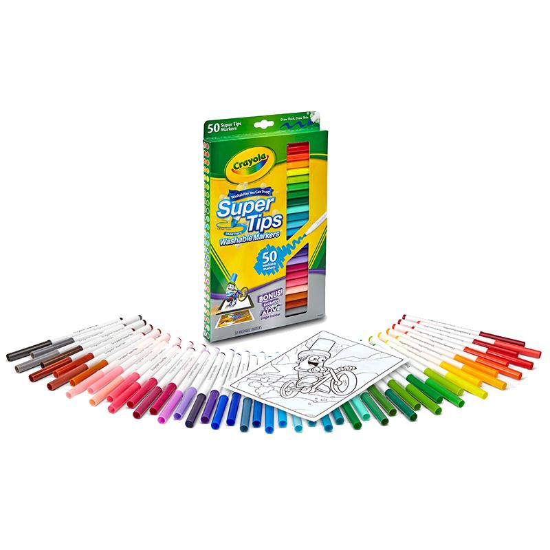 Crayola绘儿乐水彩笔套装笔ins日系手账笔