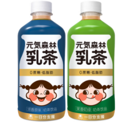 39.9元包邮！元气满满乳茶奶茶450mL*6
