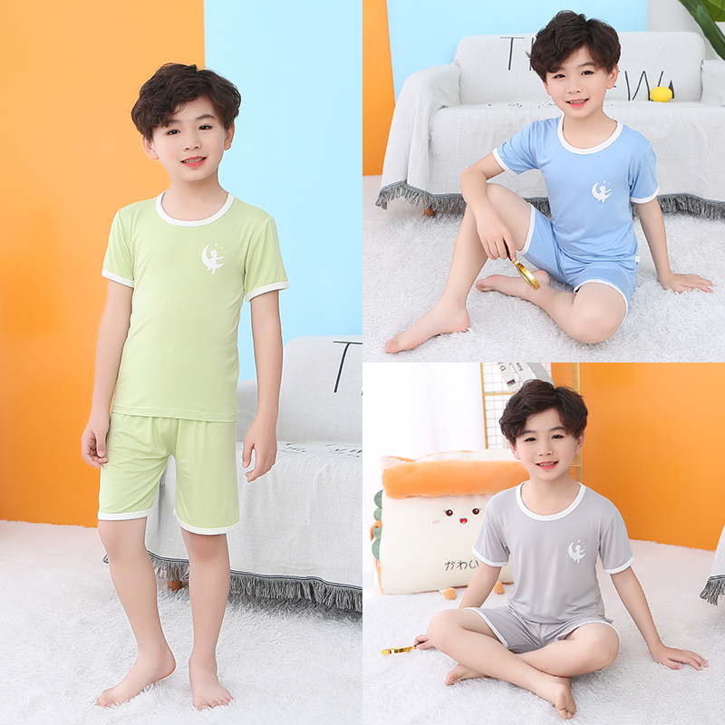 贝贝怡儿童睡衣夏季家居服套装