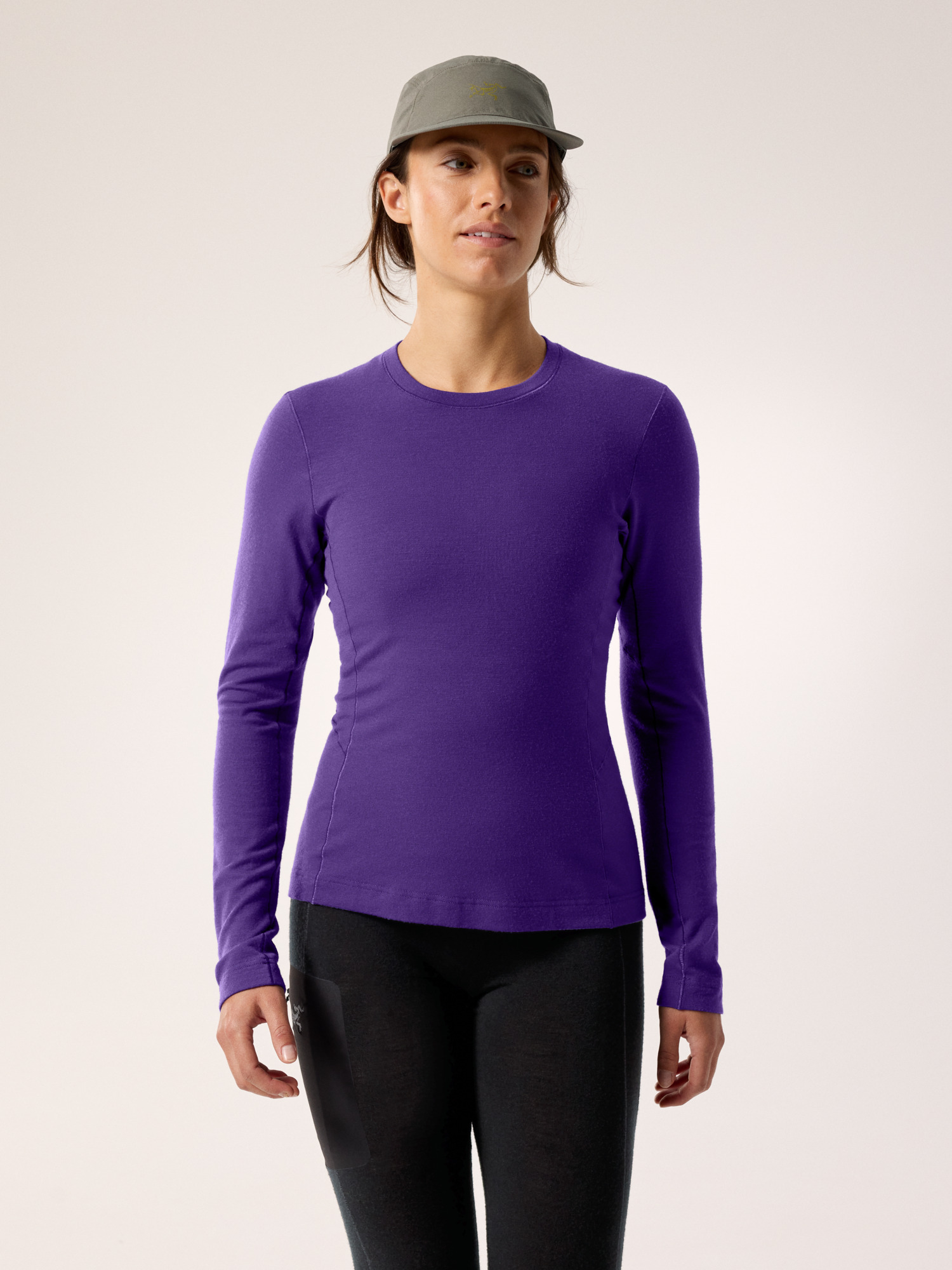 Arcteryx Satoro Merino Wool Crew Neck LS 始祖鸟女士长袖 Azalea XS