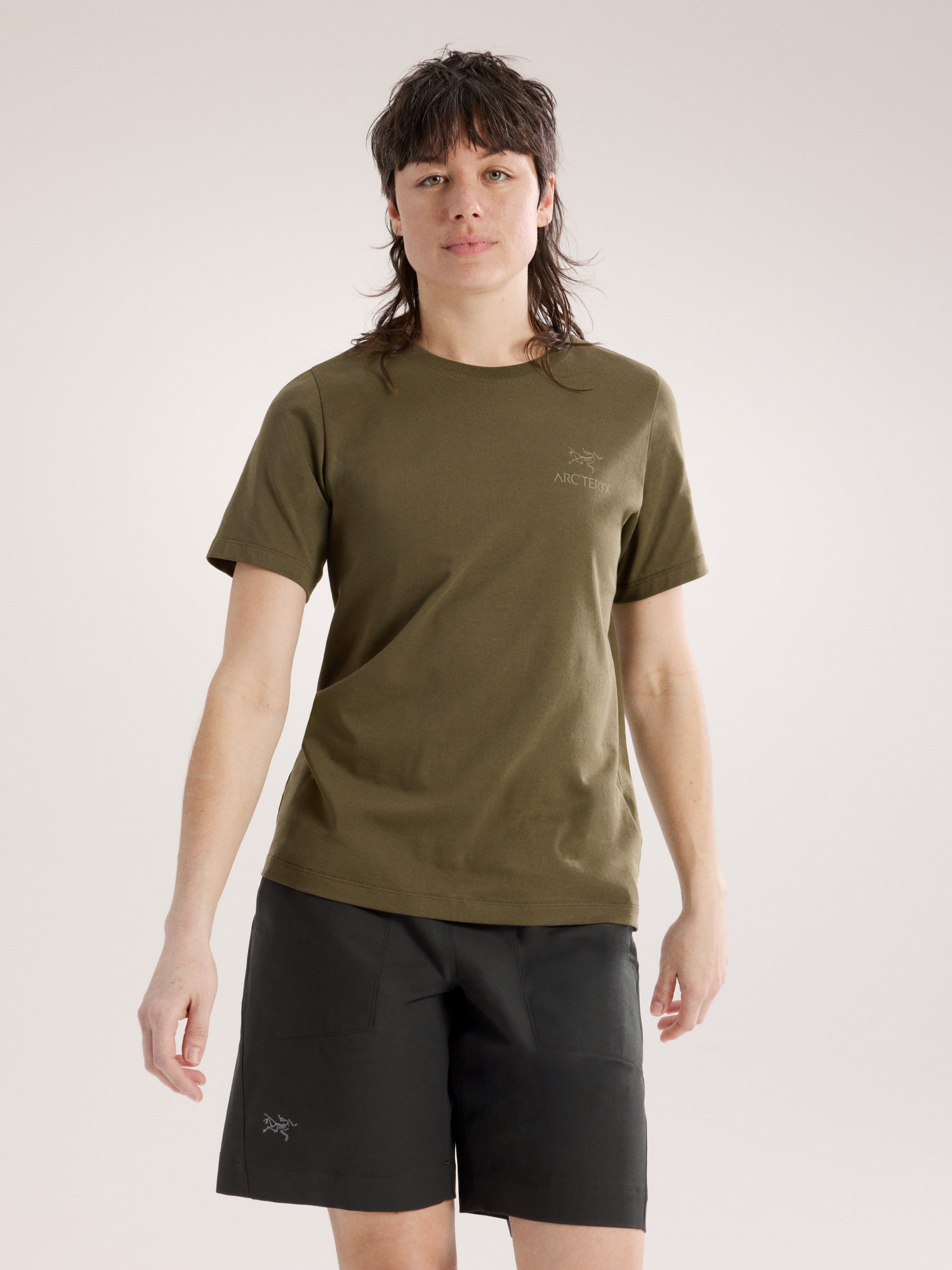 Arcteryx Kragg SL Cotton Emblem Crew Shirt SS Women's