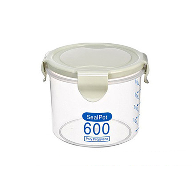 【2个】食品级厨房防潮密封罐600ML
