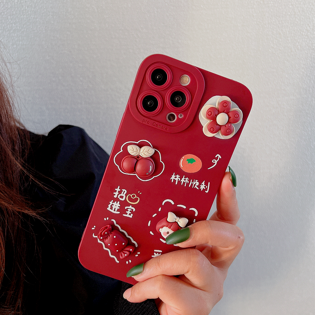 新款女神高级创意苹果手机壳