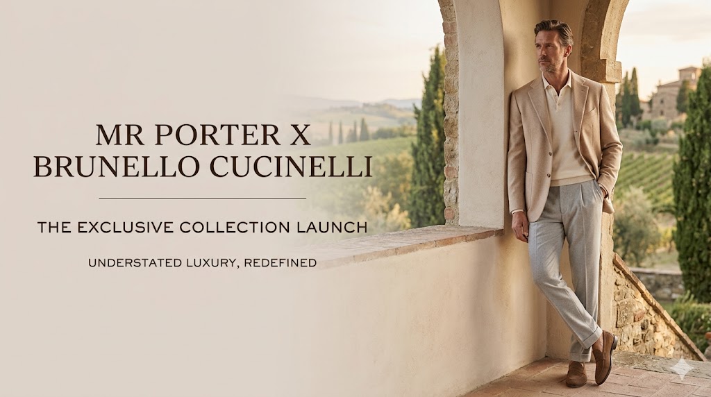 MR PORTER X Brunello Cucinelli Exclusive Menswear Collection 2026