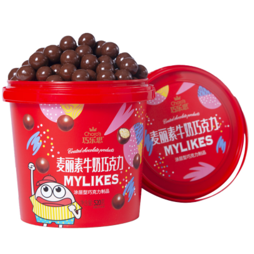 20.91元包邮！巧乐思纯可可脂麦丽素桶装520g