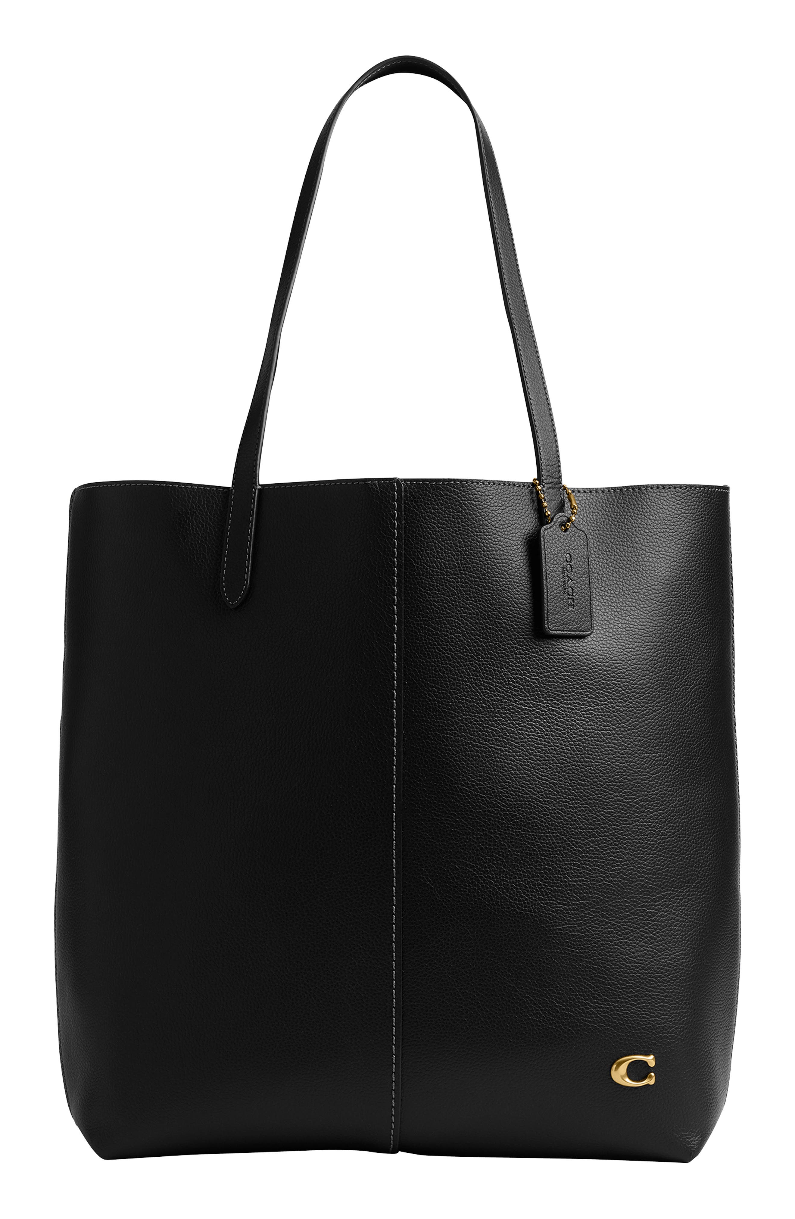 COACH North Pebbled 蔻驰托特包 Black