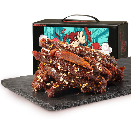 34.9元包邮！三只松鼠 麻辣味蜀香牛肉 400g