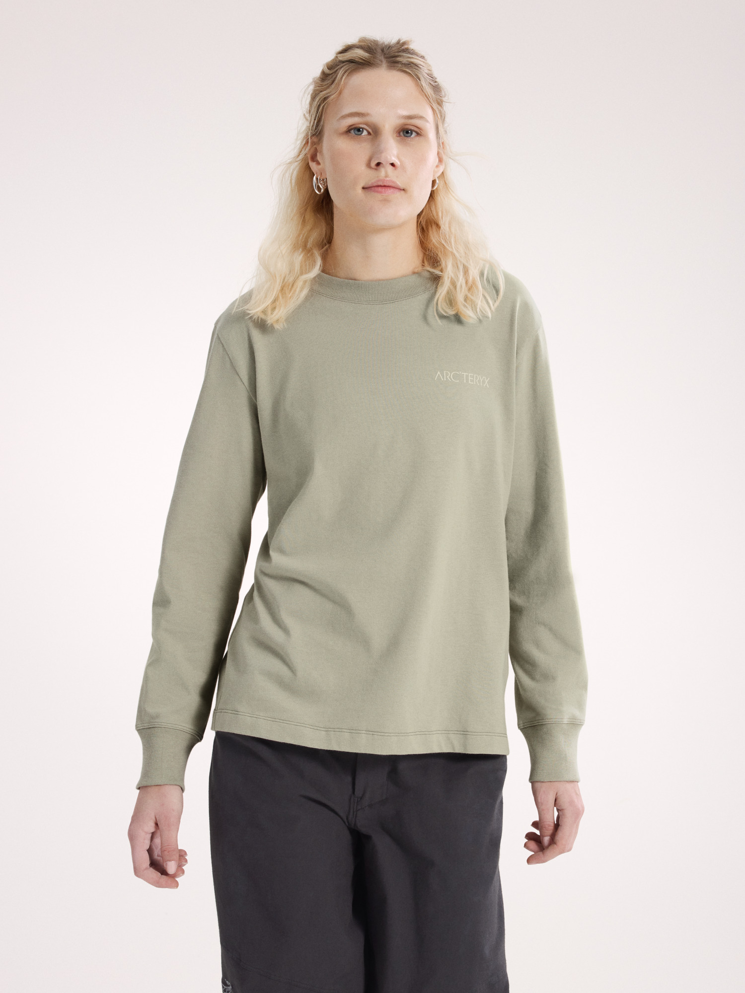 Arcteryx Kragg Cotton Bird Crew 始祖鸟女士长袖T恤