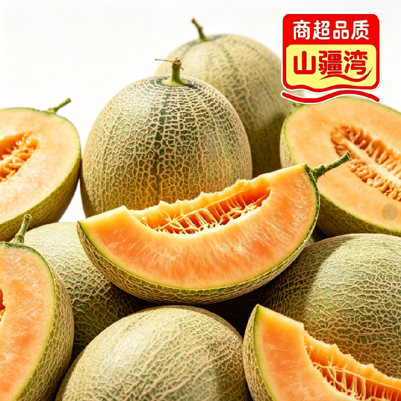 山疆湾精品海南哈密瓜4.5斤净重网文瓜产地直采现发sxj