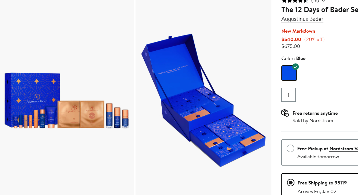 Augustinus Bader 12 Piece Renewal Set Sale