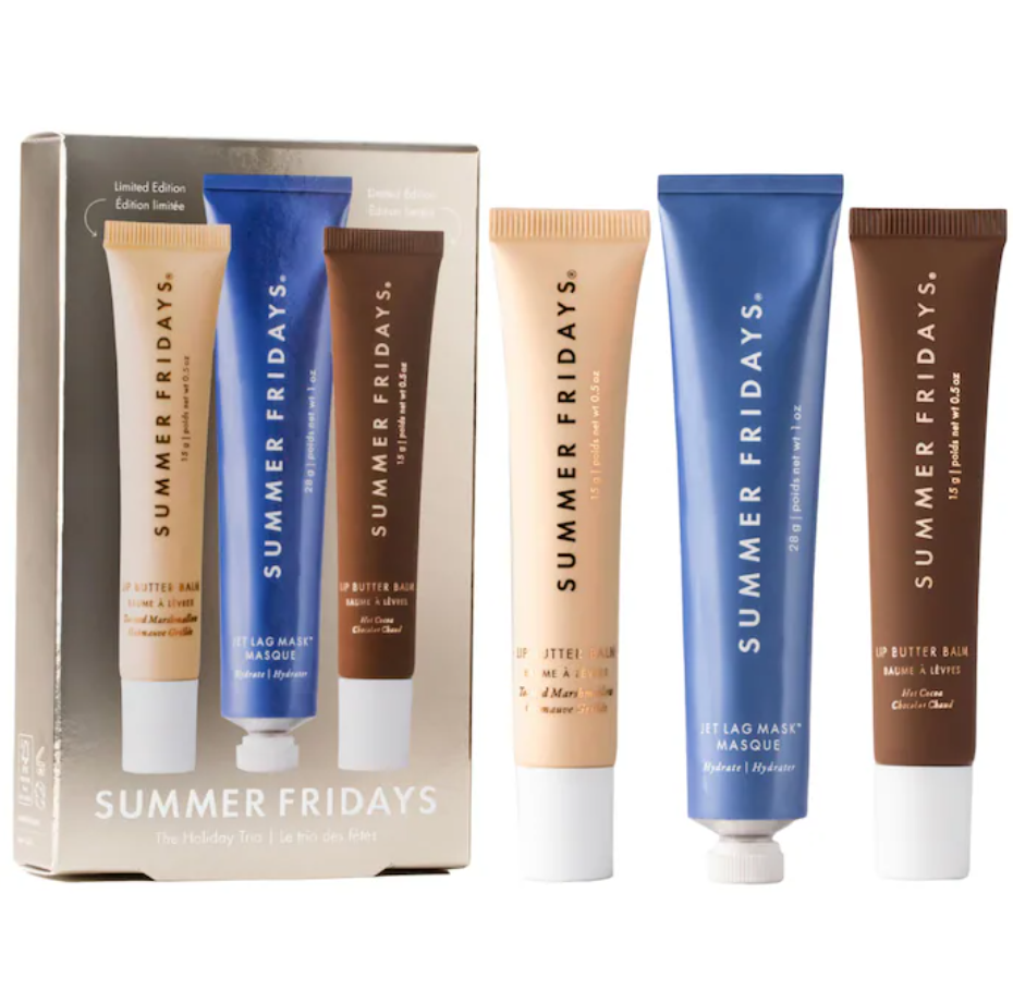 Summer Fridays唇膏面膜三件套51折特惠