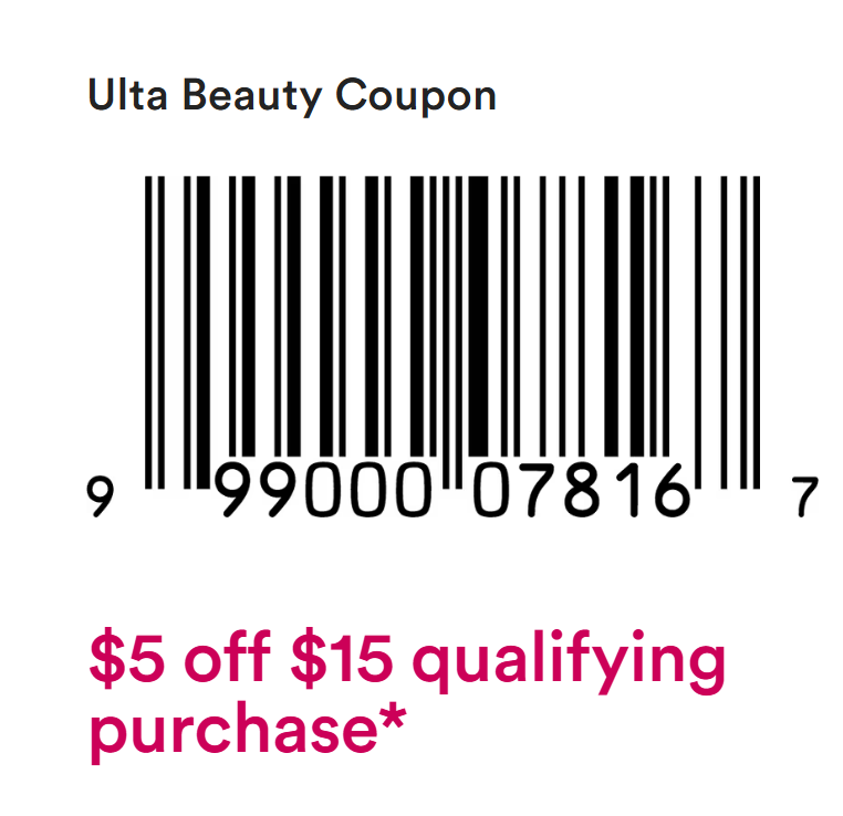 Ulta全场8折+满$15减$5限时特惠