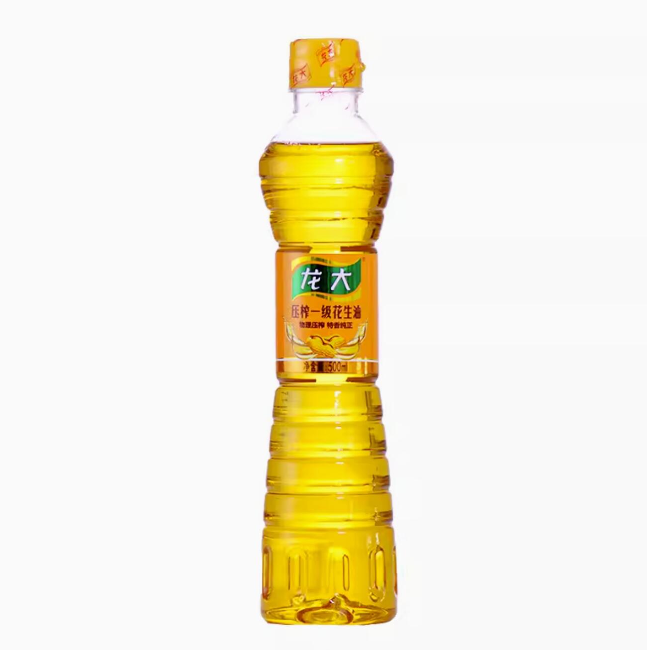 7.4元，消灭小红包，龙大 压榨花生油 500ml 