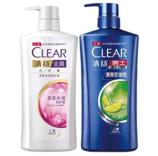39.9元包邮！清扬 控油去屑止痒洗发水750ml*两瓶