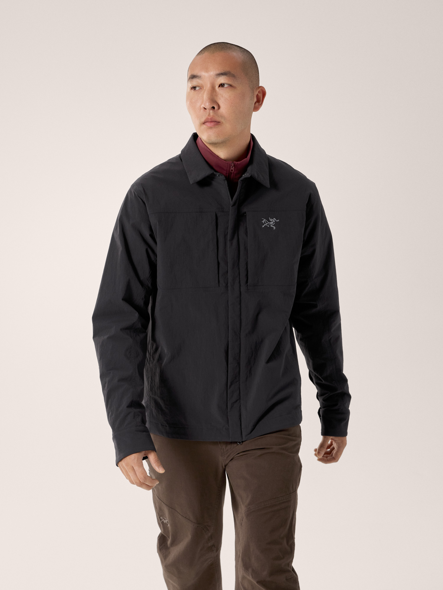 Arcteryx Cronin Insulated 始祖鸟男士衬衫 Black L