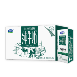 17.9元包邮！君乐宝 优佳牧场 200ml*12盒整箱装