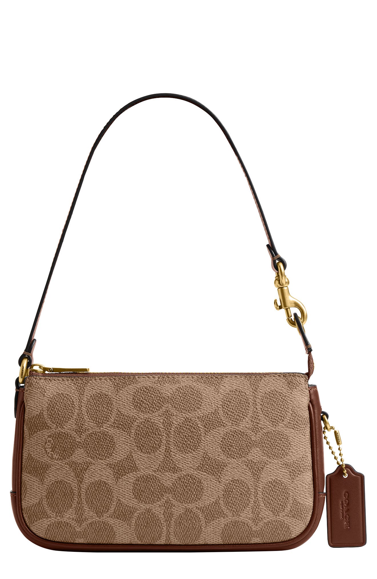 COACH Plaza Signature Coated 蔻驰麻将包
