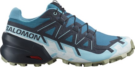 Salomon Speedcross 6萨洛蒙女士徒步鞋 Tahitian Tide/Carbon/Tea 8