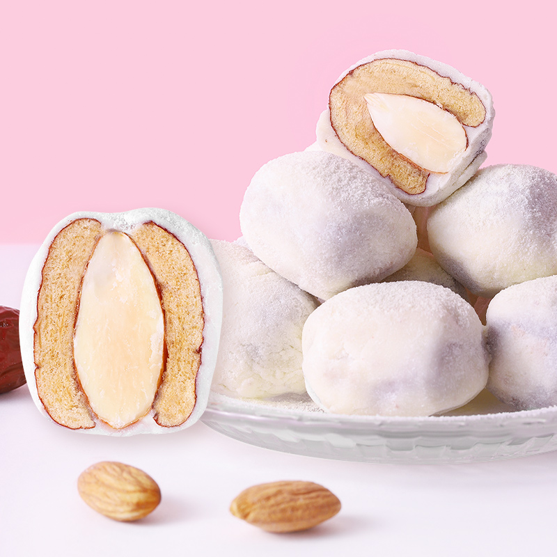 枣粮先生巴旦木奶枣奶酪枣网红零食糕点食品