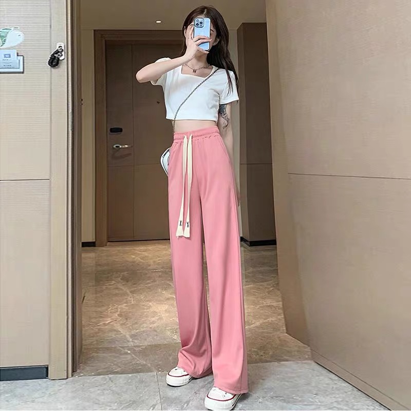 【百搭神器】冰丝阔腿女裤带内衬